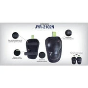 Rodillera Antiderrapante Doble Concha Acojinada - JYRSA JYR-2102N - DIBAMEX